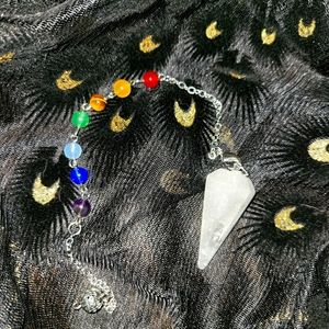 Chakra stone pendulum